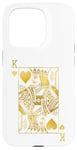 Coque pour iPhone 15 Pro Cartes de poker Lucky Knight King of Hearts Game Casino