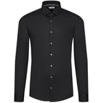 Veste Calvin Klein Jeans  Camicia Slim Fit Poplin Black K10K108229