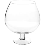 Atmosphera Créateur D'intérieur - Vase sur pied verre H24,5cm