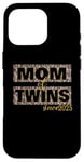 Coque pour iPhone 16 Pro Idée cadeau maman jumeaux 2025 naissance maman jumelle