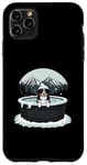 iPhone 11 Pro Max Cool Australian Shepherd in Hot Tub Case