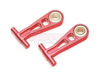 Team Raffee TRC / Tt02-004r Aluminium Bras Avant (2) Rouge pour Tamiya TT-02