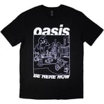 Oasis - T-Shirts - Large - Short Sleeves - Be Here Now Line Drawing - T500z