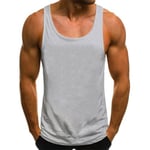 Débardeur Hommes Sport Bodybuilding Debardeur Homme Coton Musculation Fitness Gym Debardeur Homme Sport sans Manches T-Shirt Couleur Unie