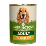 Harringtons Complete Wet Can Grain Free Hypoallergenic Adult Dog Food Turkey & Veg 12x400g - Made with All Natural Ingredients