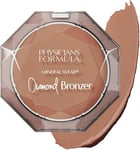 Physicians Formula Mineral Wear Diamond Bronzer, Poudre Bronzante avec Vitamine E, Minimise la Visibilité des Pores et des Fines Lignes, Poudre et Sérum Hybride, Bronze Gemcc