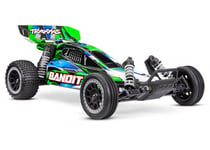 Traxxas Bandit 2WD 1/10 RTR TQ EHD Grön USB-C Laddare/ 7 cell NiMH 3000mAh