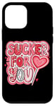 Coque pour iPhone 12 mini Sucker For You Cœur ludique Candy Love Art