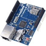 Ethernet Shield W5100, Carte D'Extension Réseau Pour Carte Mère Arduino (Toutes Les Versions), Pour Uno, Pour Mega 1280, Pour Mega 2560, Ajouter Un Emplacement Pour Carte Micro-Sd