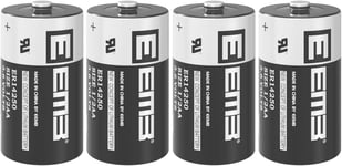 ER14250 3,6V Pile 1/2AA LS14250 Lithium Batterie Lot de 4 Pile 14250 XL-050F SB-AA02 TL-5902 TL-2150 pour Collier de Chien/Systèmes de Sécurité Familiale/Système d'alarme.[G155]