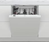 Whirlpool W2I HD526 UK Full Size Integrated Dishwasher-White White