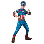 Rubie's Garçon Déguisement Captain America, Bleu, XS - 3 à 4 ans - 90 à 104 cm