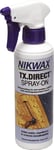 Nikwax TX Direct Spray On Waterproofer Wet Weather Outdoor Clothing Gear Apparel