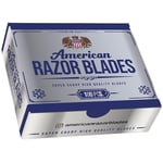 American Razor Blades - Ultra Sharp Single Edge Razor Blades for Professional Barbers, Ideal for Precision Shaving and Beard Detailing, Durable 100-Pack