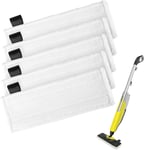 5 Pack Steam Cleaner Pads for Karcher SC2 SC3 SC4 SC5 Accessories Cloths