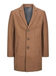 JACK & JONES Men's Jjemorrison Wool Coat Sn, Khaki, XXL