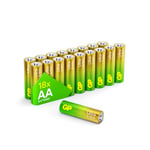 GP Batteries AA batteries AA pack of 18 Ultra Alkaline disposable double aa batteries 1.5v 10 year shelf life for toys fairy lights camera household applications LR6 Basic AA Battery Amazon exclusive