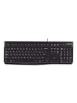 Logitech K120 Corded Keyboard - BEL - Tastatur - Belgisk - Svart