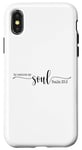 Coque pour iPhone X/XS Inspirational He Restores My Soul Psaum 23:3