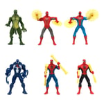 6Pcs Marvel Hero Spider Man Venom 5.9'' Action Figure Toys Model Display Gift