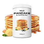 SOLID Nutrition Pancake &amp; Waffle Mix, 750 g (Vanilla)