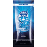 Pack of 10 Sachets - Skins Aqua Water Based Lubricant - 5ml Foil