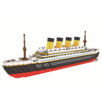 Lllunimon 3D Puzzle Titanic Model Set, 3800+ Pcs Micro Diamond Blocks DIY Building Toy Model Adult Gift