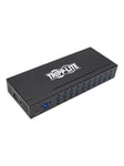 Eaton series 10-Port Industrial-Grade USB 3.0 SuperSpeed Hub - 20 kV ESD Immunity Iron Housing Mountable USB hub - 10 ports - Sort