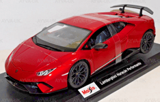 Maisto 1/18 Scale 46629 - Lamborghini Huracan Performante - Metallic Red