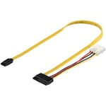 Goobay PC Data Cable. 1.5/3/6 Gbps SATA M-SATA L-M Factory Sealed