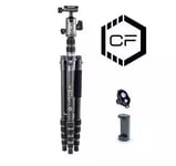 Vanguard VEO 3GO 265HCB Ultra-Tall Carbon Fibre Travel Tripod with Monopod Leg