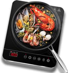Aobosi Single Induction Cooker,Portable Hob with Slim Body,Ceramic... 