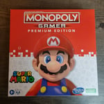 Super Mario Monopoly Gamer Premium Edition Board Game Hasbro 2022 8+ New Sealed