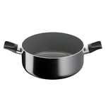 Lagostina Goccia Casserole Fonda 20 cm, revêtement en céramique antiadhésif, glisse optimale, nettoyage facile, écologique, thermo-Signal, sûr, compatible avec induction