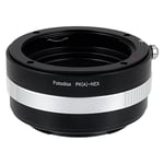 Fotodiox Lens Mount Adapter with Aperture Control, Pentax K Lens to Sony NEX E-Mount Camera