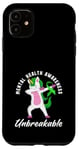 Coque pour iPhone 11 Licorne incassable de sensibilisation à la santé mentale