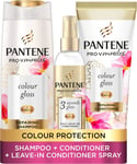 Pantene Colour Shampoo And Conditioner Set + Leave-In Conditioner Spray With and