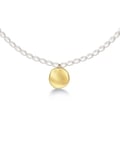 Pearl Signet Necklace Multi Gold