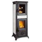 La Nordica Extraflame Poêle À Bois Avec Four Gemma Élégance Blanc 8,2kW 206 M³