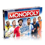 Jeu de société Monopoly, stars du monde de football, jouez avec vos joueurs préférés, y compris Ronaldo, Messi, Neymar, Harry Kane et Salah, excellent jeu familial pour les enfants de 8 ans et plus, parfait pour la coupe du monde