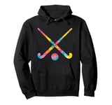 Trippy Rainbow Hippie - Tie-Dye Field Hockey Pullover Hoodie