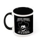 Chuck Norris Bought A Knife to A Gunfight Ceramic Coffee Mug Tea Mug,Gift for Women, Girls, Wife, Mom, Grandma,11 oz