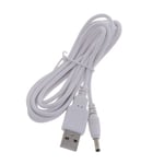 Ersättnings 5V Power USB -kabel Snabbladdning USB med 3,5x1,35mm fatuttag Stöd inte 12 Spänning 1m/2m/3m Längd