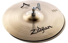 Zildjian A Custom Series - 14 Inch Hi-Hat Cymbals - Pair - Brilliant finish