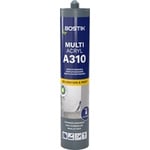 BOSTIK FOGMASSA AKRYL A310 MULTI ACRYLIC VIT 0,3L