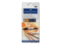 Faber-Castell Classic Sketch Set - Sats med färg- och blyertspennor - 6 delar