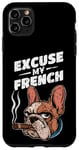 Coque pour iPhone 11 Pro Max Bulldog français Excuse My Frenchie Vintage Bulldog Lover