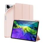 iPad Pro 11 (2022/2021/2020/2018) - DUX DUCIS OSOM Tri-Fold läderfodral Pink