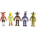 5 st/set Five Nights At Freddys Actionfigurer Leksaker Samling Barn Julklapp As shown