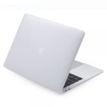 LENTION Macbook Air 15 M2 (A2941)/M3 (A3114) Skal Matt Transparent Vit